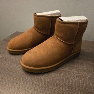 Ugg Women's Classic II Pull On Mini Boots Chestnut Size 10